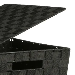 Cesto de roupa wc preto