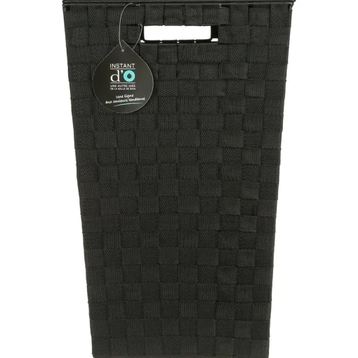 Cesto de roupa wc preto