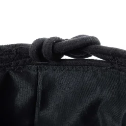 Cesto de roupa wc preto e natural 50cm