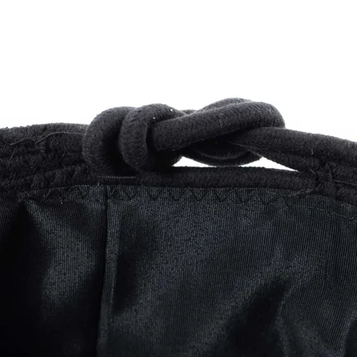 Cesto de roupa wc preto e natural 45cm