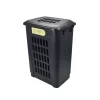 Cesto de roupa wc preto 57l