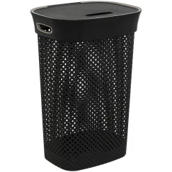Cesto de roupa wc PURL cinza 60l