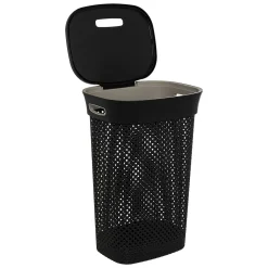 Cesto de roupa wc PURL cinza 60l