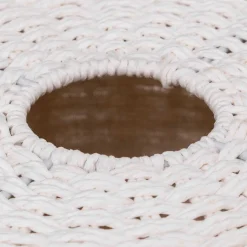 Cesto de roupa wc redondo COSTA branco 40l