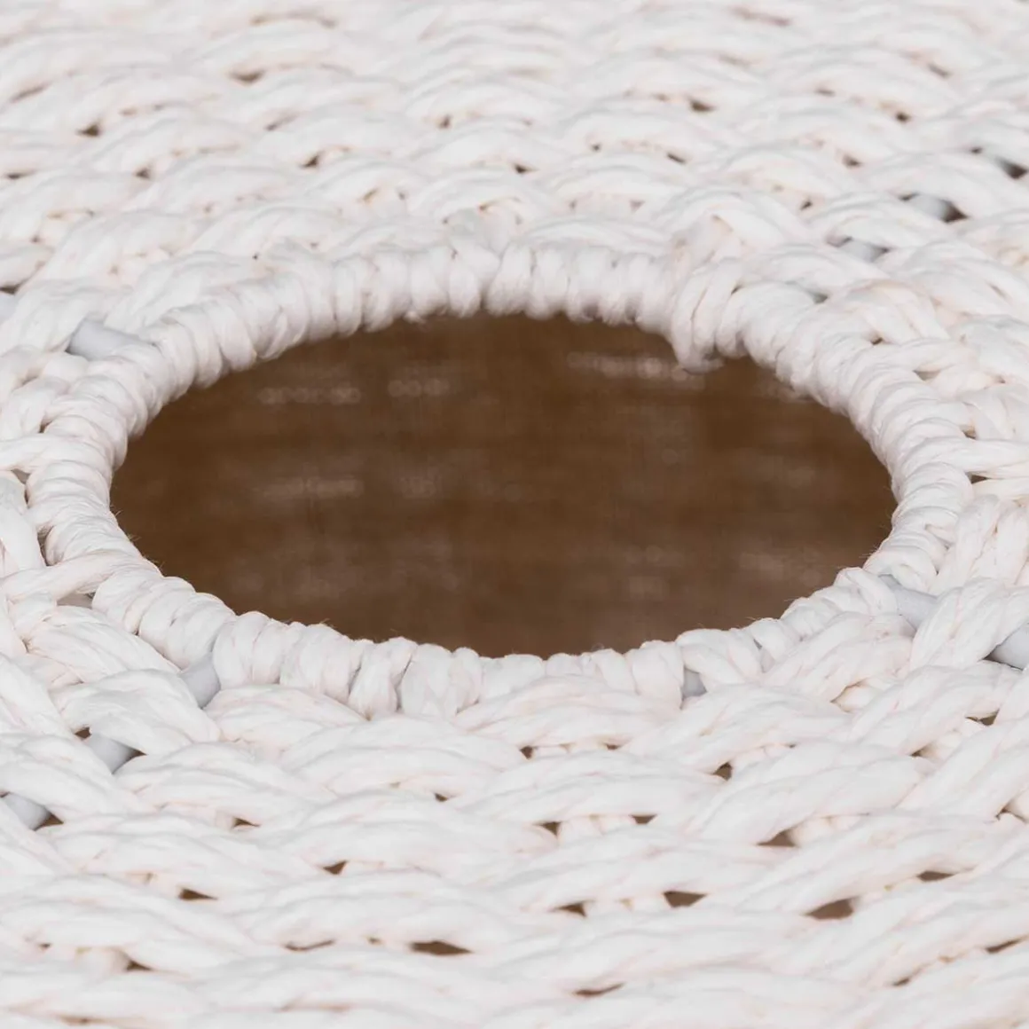 Cesto de roupa wc redondo COSTA branco 40l