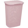 Cesto de roupa wc SCANDI rosa 57l