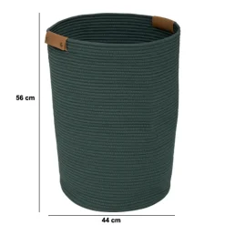 Cesto de roupa wc verde DUO 80l