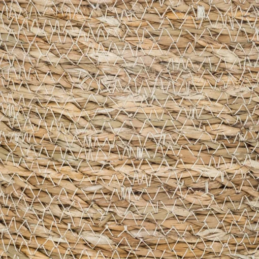 Cesto de seagrass bege 18x19cm