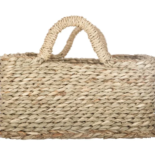 Cesto decorativo seagrass natural