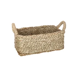 Cesto decorativo seagrass natural
