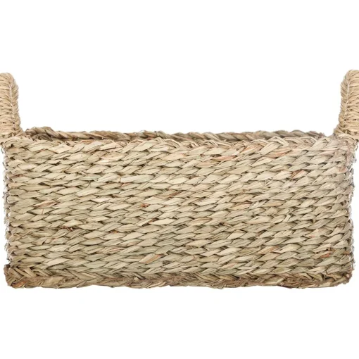 Cesto decorativo seagrass natural