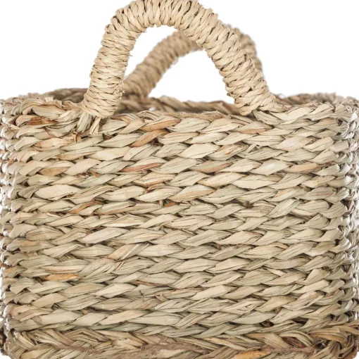 Cesto decorativo seagrass natural