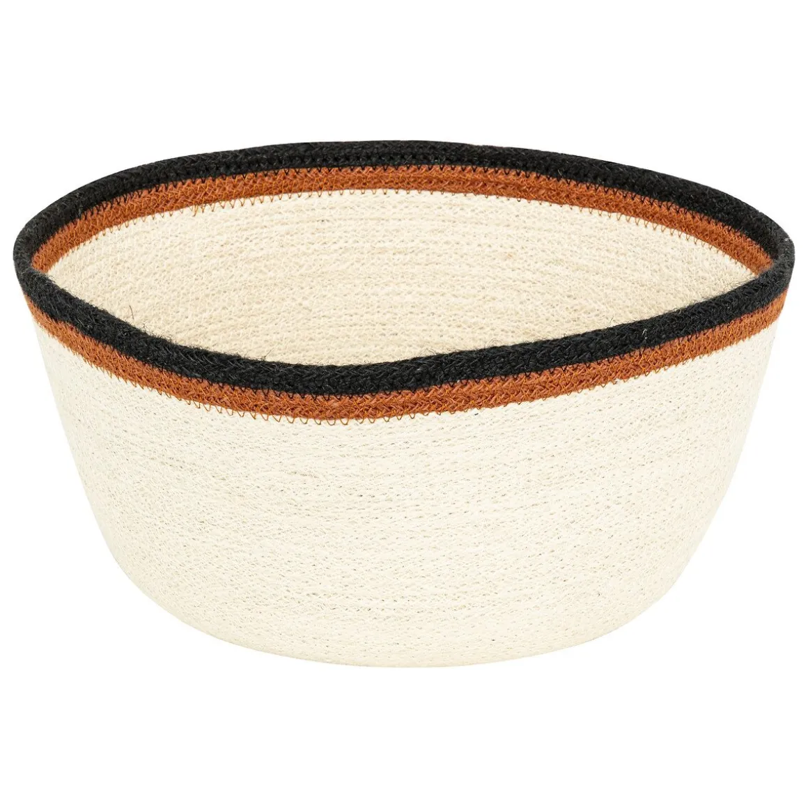 Cesto em juta multicolor