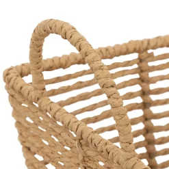Cesto EUGENE bege em ráfia 30cm