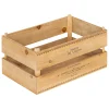 Cesto LIT bege em madeira bege 19x30cm