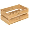 Cesto LIT bege em madeira bege 22x35cm