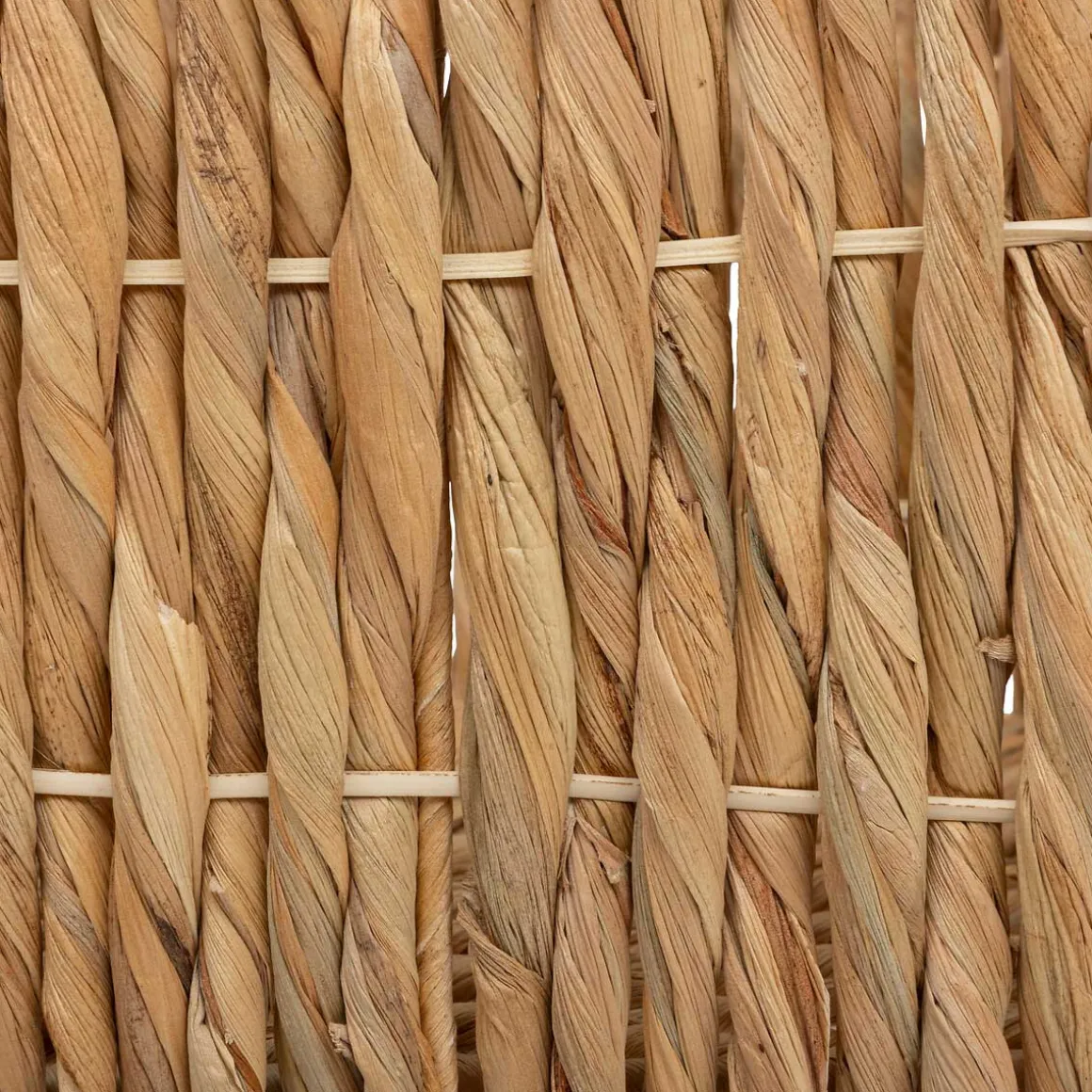 Cesto MAURA bege em jacinto 24x34cm