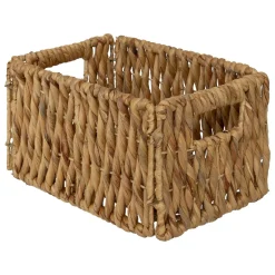 Cesto MAURA bege em jacinto 20x29cm