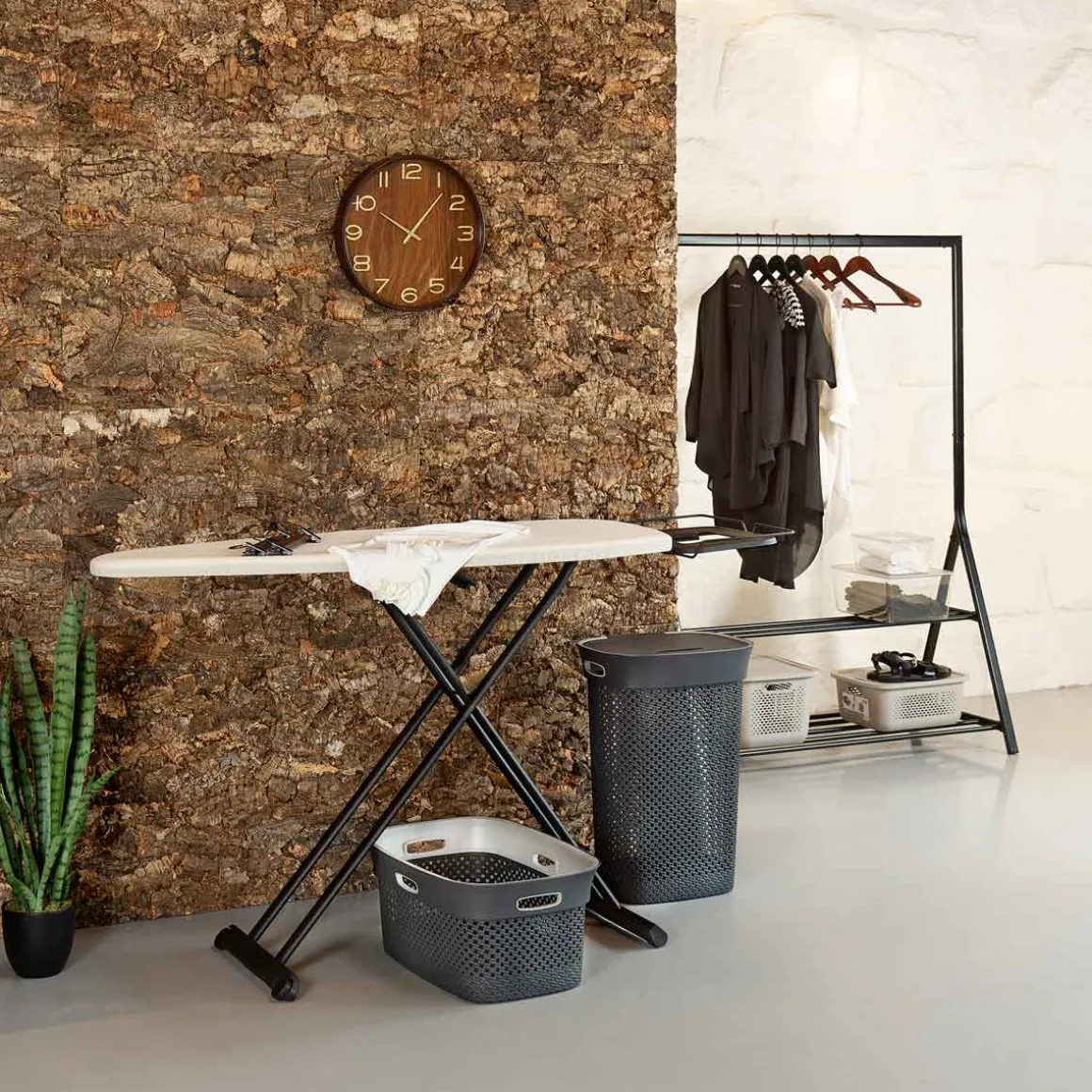 Cesto multiusos cinza PURL 45l