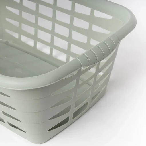 Cesto para roupa alto verde 40L