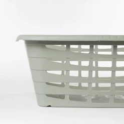 Cesto para roupa alto verde 40L