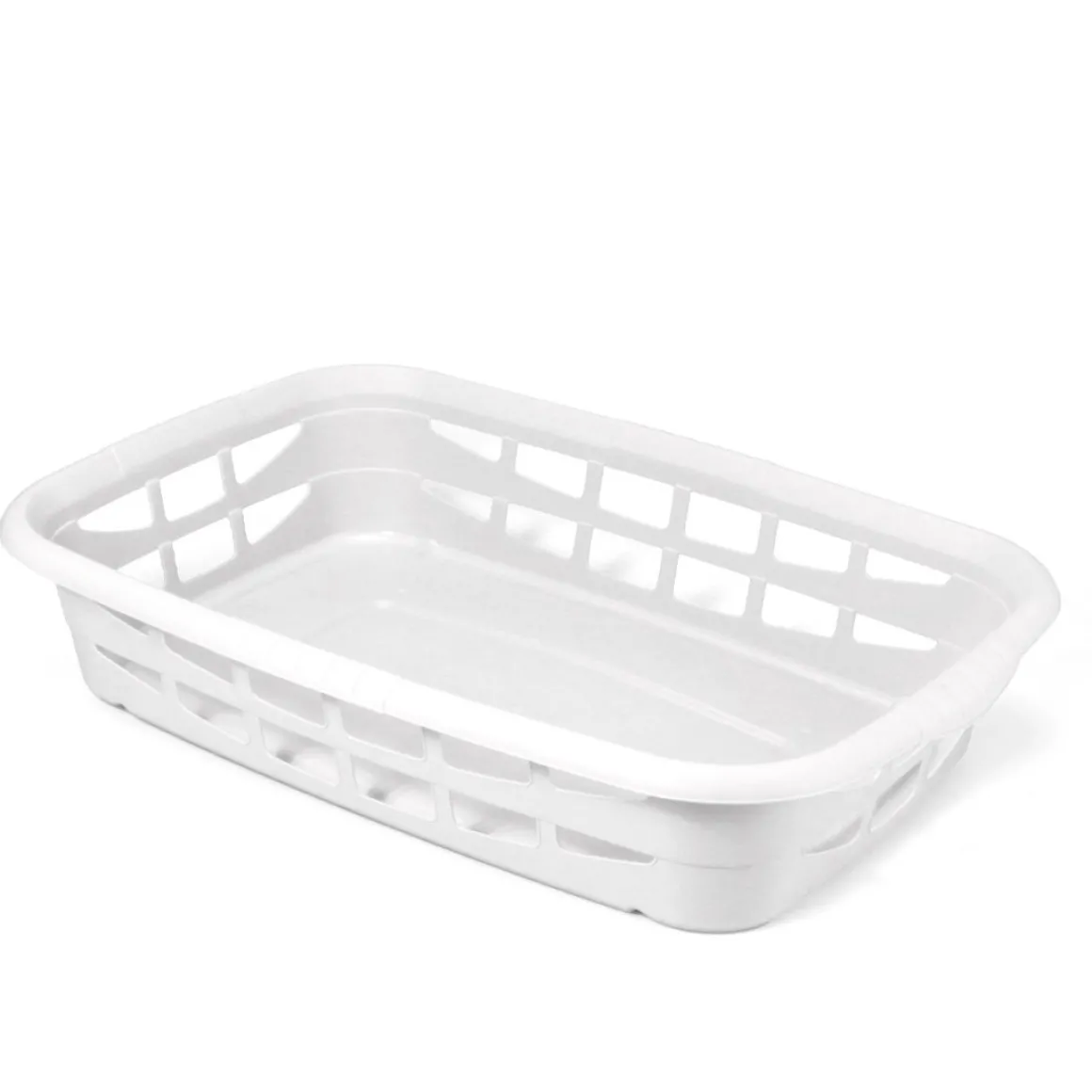 Cesto para roupa baixo branco 25l