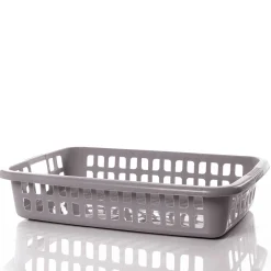Cesto para roupa baixo taupe SAND