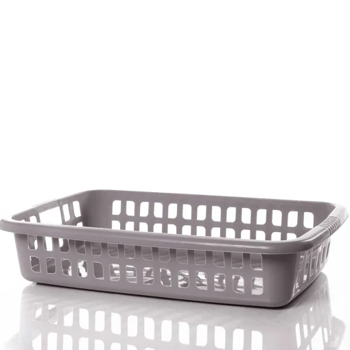 Cesto para roupa baixo taupe SAND