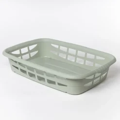 Cesto para roupa baixo verde 25L