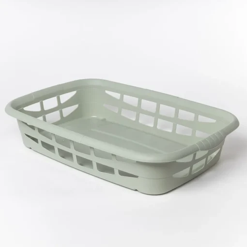 Cesto para roupa baixo verde 25L