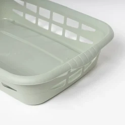 Cesto para roupa baixo verde 25L