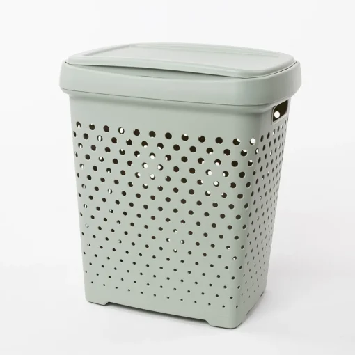 Cesto para roupa suja ZOOM verde 50L