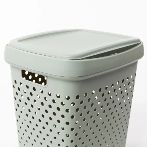 Cesto para roupa suja ZOOM verde 50L