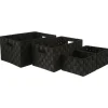 Cesto preto 15x20cm