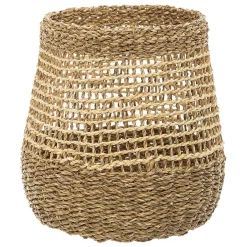 Cesto redondo AJOURE castanho 26,5x26cm