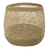 Cesto redondo AJOURE castanho 43x45cm