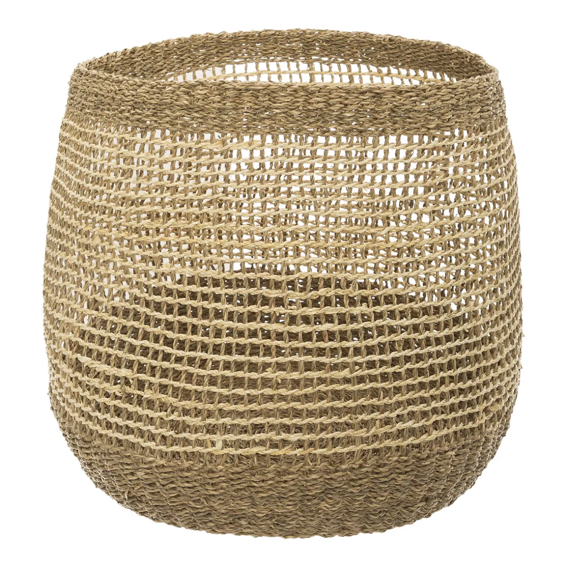 Cesto redondo AJOURE castanho 43x45cm