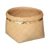 Cesto redondo bege 30cm
