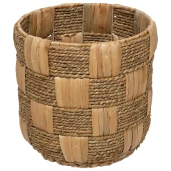 Cesto redondo NADI castanho em juta 24cm