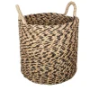 Cesto seagrass ETNIC com pegas 32x35cm