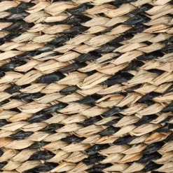 Cesto seagrass ETNIC com pegas 32x35cm