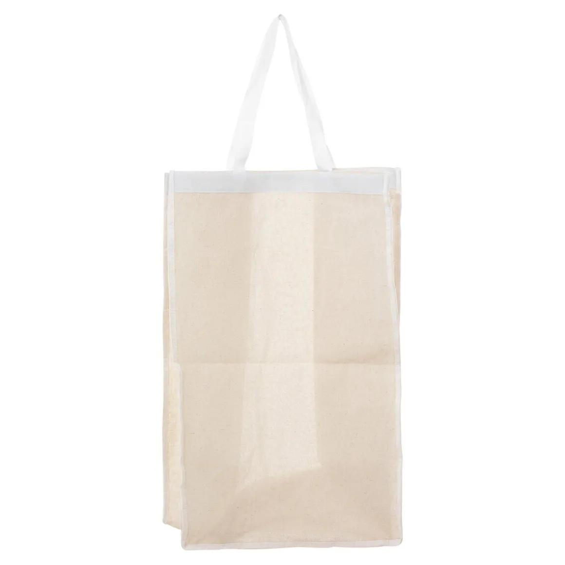 Cesto wc bambu forrado com tecido