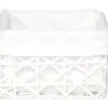 Cesto WC Branco Forrado 11x15cm