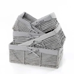 Cesto wc cinza 20,5x30cm