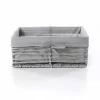Cesto wc cinza 23,5x34cm