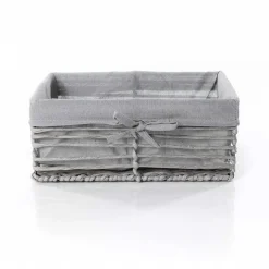 Cesto wc cinza 23,5x34cm