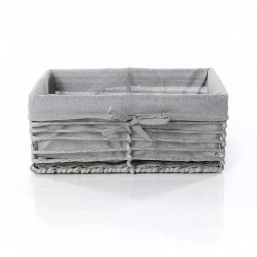 Cesto wc cinza 23,5x34cm