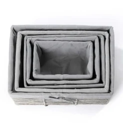 Cesto wc cinza 23,5x34cm