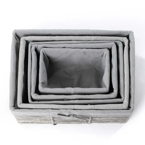 Cesto wc cinza 23,5x34cm