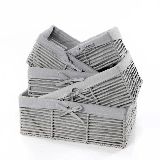Cesto wc cinza 23,5x34cm